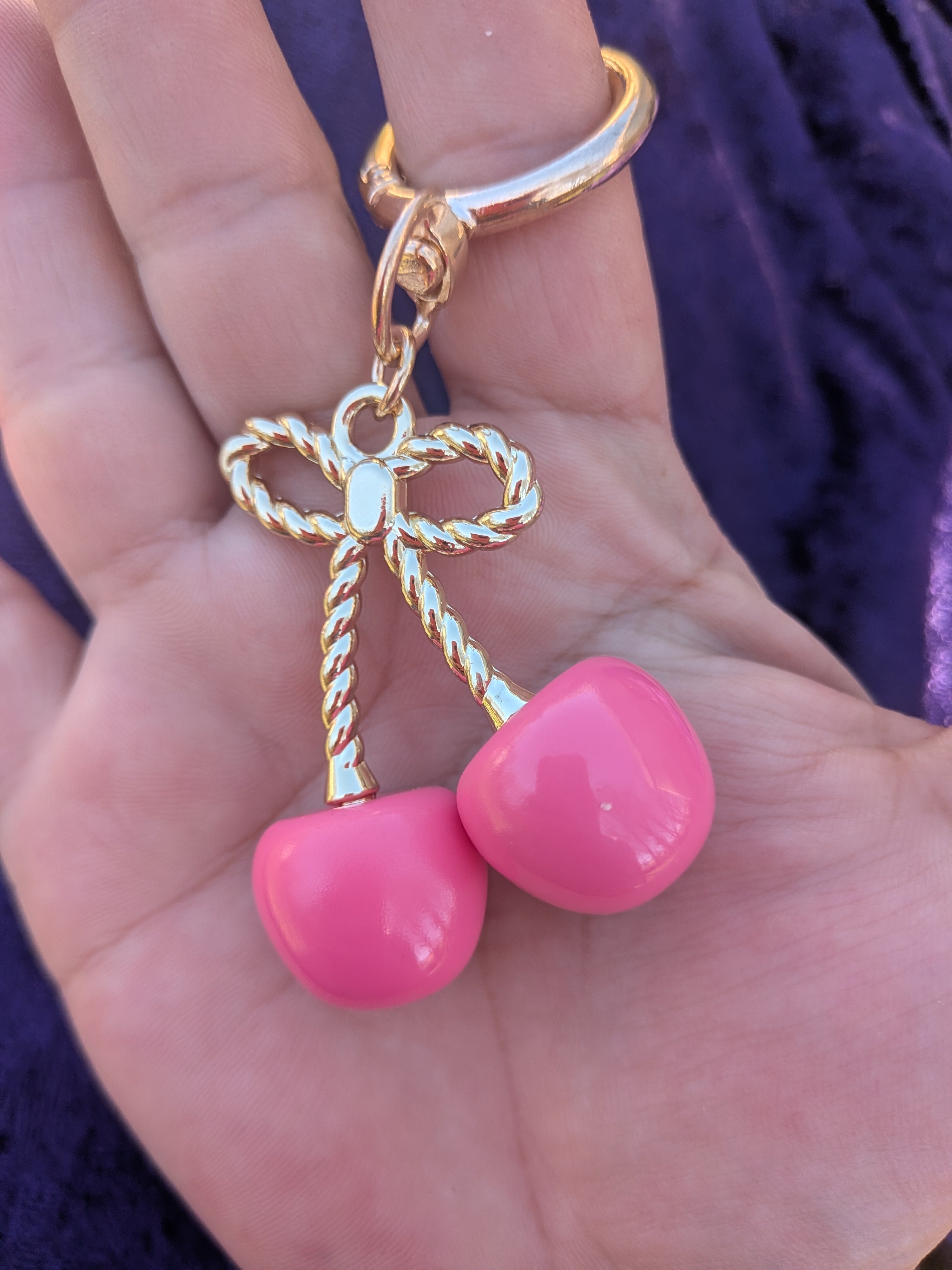 Cherry keychain